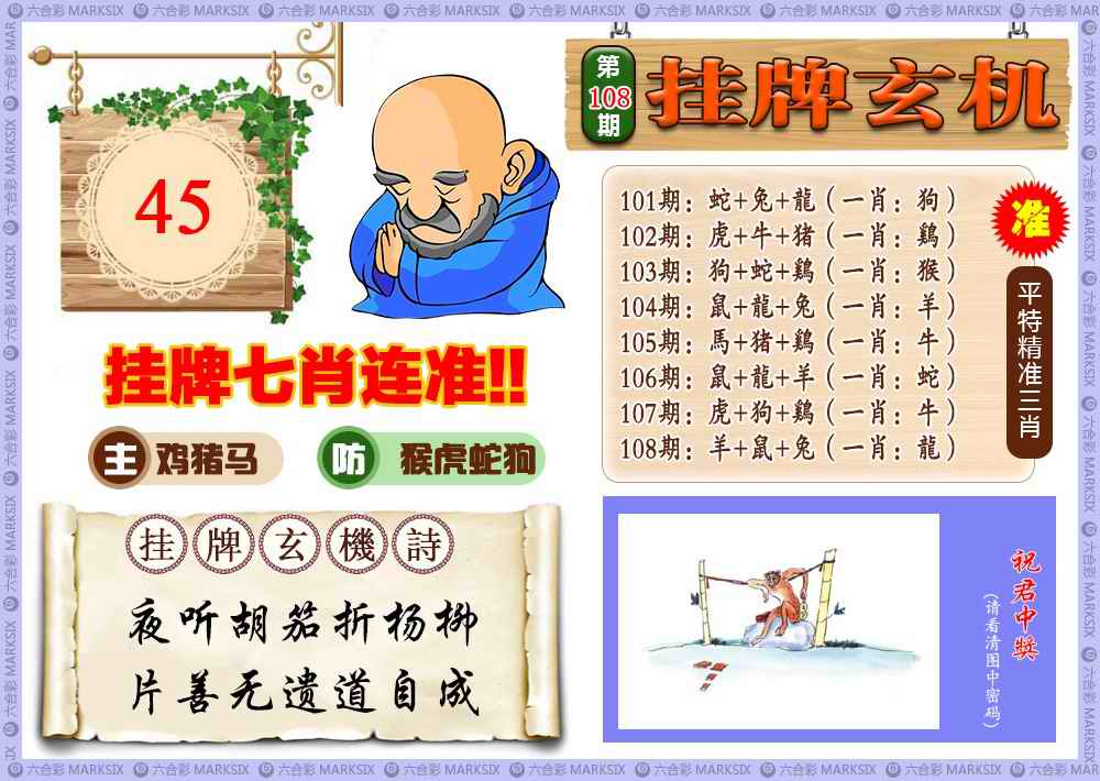 挂牌玄机图